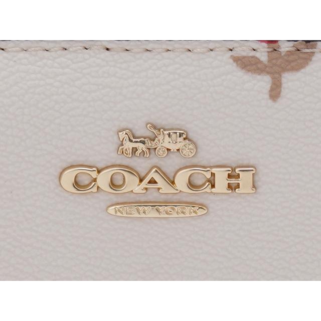 COACH（コーチ） 財布 折財布 二つ折り ハート 花柄 アウトレット