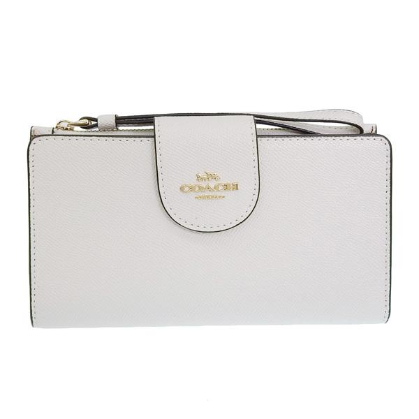 ⭐︎新品未使用⭐︎ COACH コーチ長財布 ホワイトチェック レディース メンズ COACH コーチ 財布 レディース 長財布 アウトレット レザー