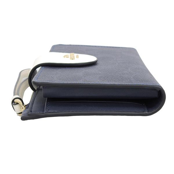 新品　コーチ二つ折り財布 COACH（コーチ） 財布 レディース 二つ折り アウトレット デニムマルチ