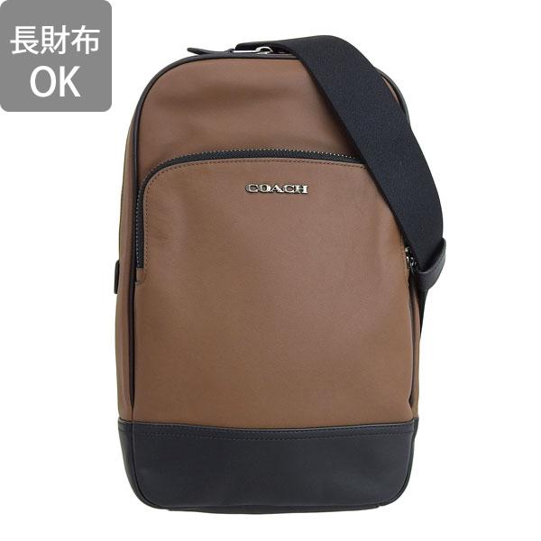 COACH（コーチ） グラハム パック ボディバッグ バッグ レザー サドル