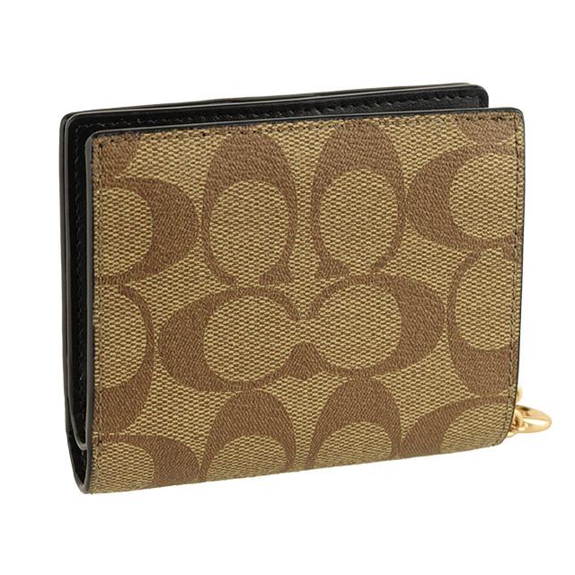 COACH（コーチ） 財布 折財布 二つ折り シグネチャー アウトレット