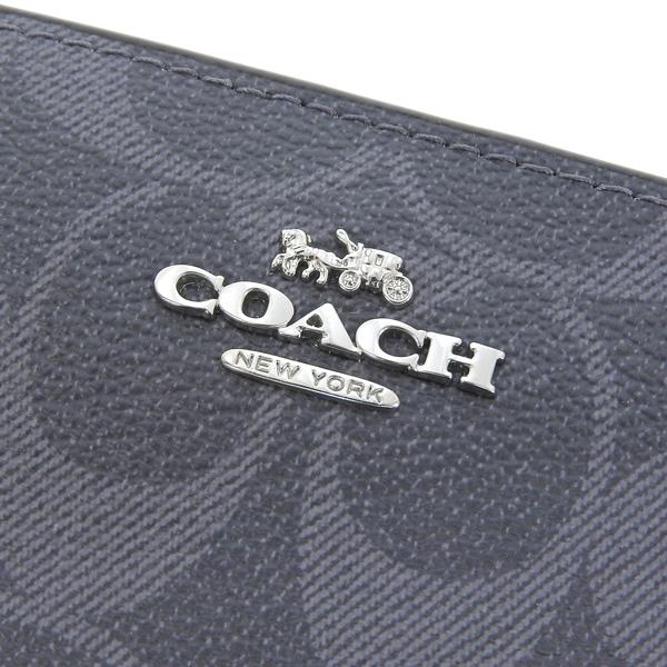 COACH（コーチ） 財布 レディース 二つ折り財布 アウトレット ネイビー