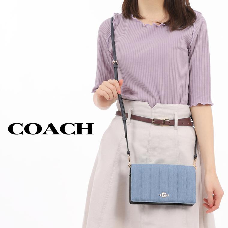 COACH コーチ ショルダーウォレット 長財布 アウトレット c3713 