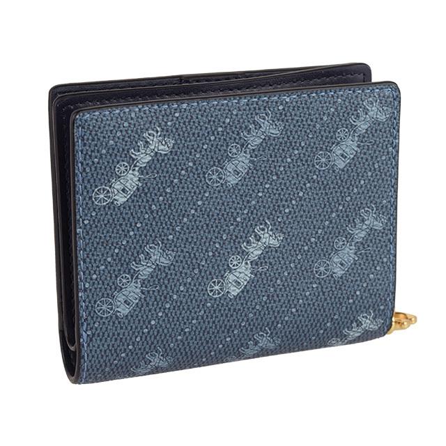 COACH（コーチ） 財布 折財布 二つ折り ホースキャリッジ アウトレット