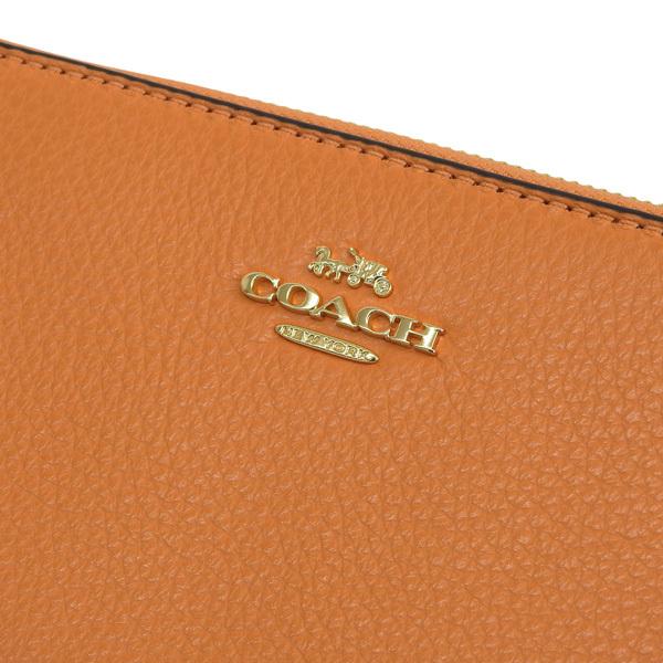 COACH コーチ 長財布 財布 オレンジ レディース c4124