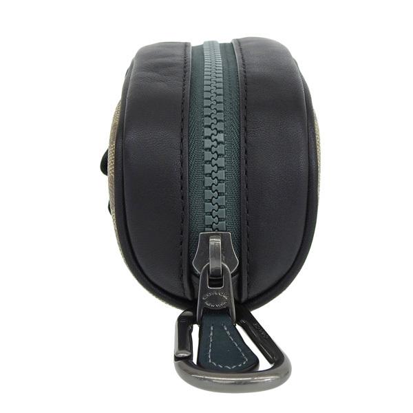 COACH（コーチ） ゴルフボールケース ポーチ バッグ カーキ ブラック