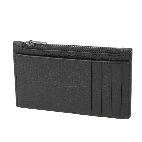 COACH コーチ カードケース 名刺ケース レザー ブラック