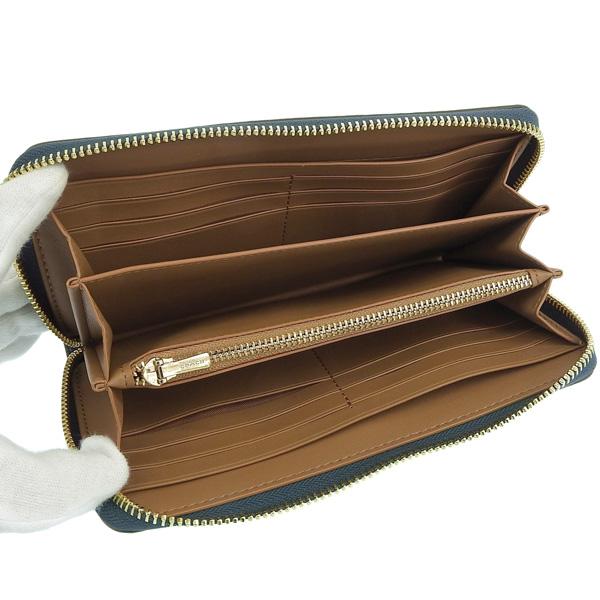 COACH（コーチ） 財布 レディース 長財布 アウトレット レザー デニム