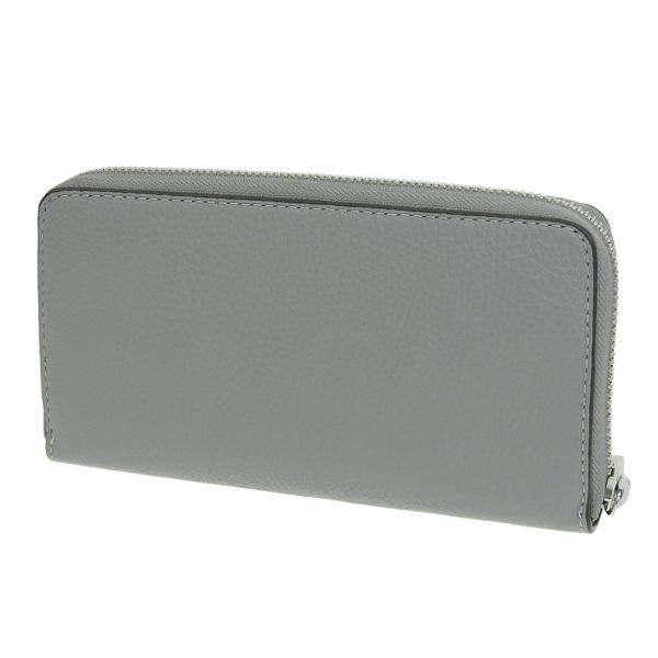 未使用 COACH 長財布 ライトグレー レザー COACH（コーチ） COACH PBB LEATHER LONG ZIP AROUND WALLET 長財布