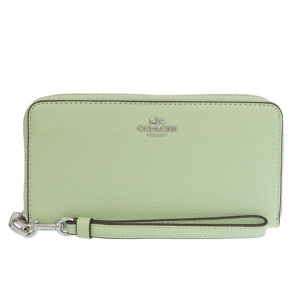最新モデル【新品】COACH コーチ★長財布 ライトグリーン グリーン（緑）系 Coach(コーチ) 長財布(レディース) - ブランド通販の