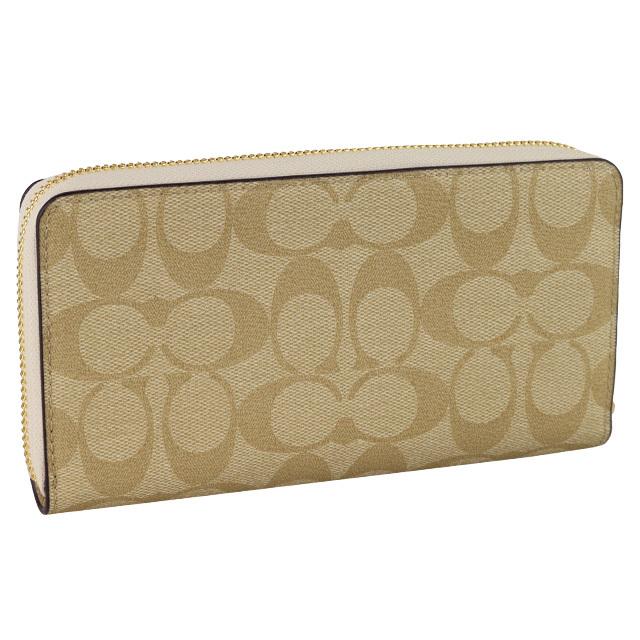 COACH（コーチ） 財布 長財布 ラウンドファスナー シグネチャー