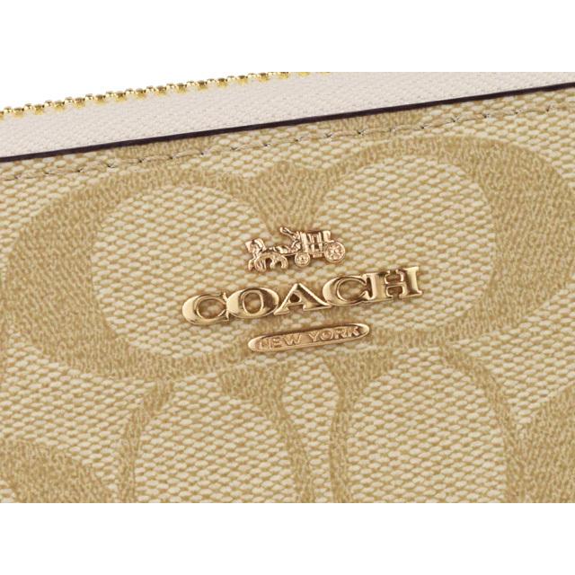 COACH（コーチ） 財布 長財布 ラウンドファスナー シグネチャー