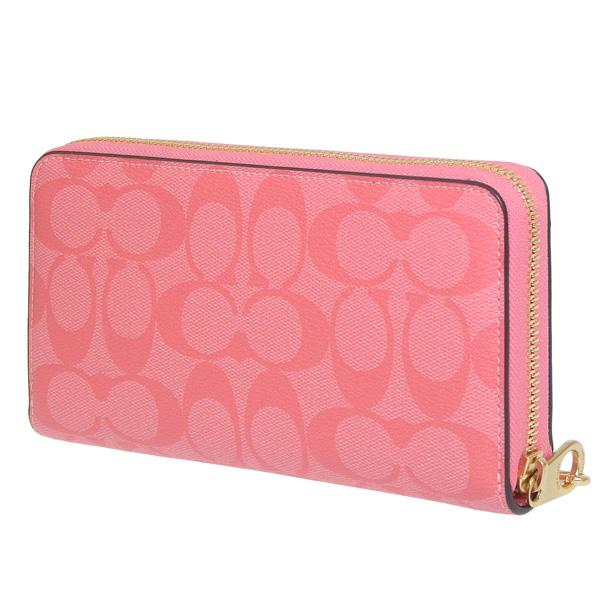 COACH（コーチ） 財布 レディース 長財布 アウトレット レッド SIG