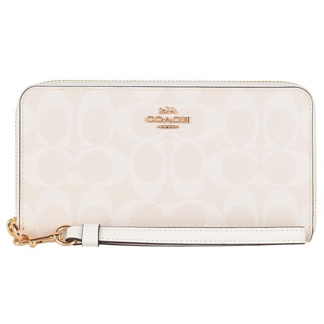 COACH（コーチ） 財布 長財布 ラウンドファスナー シグネチャー