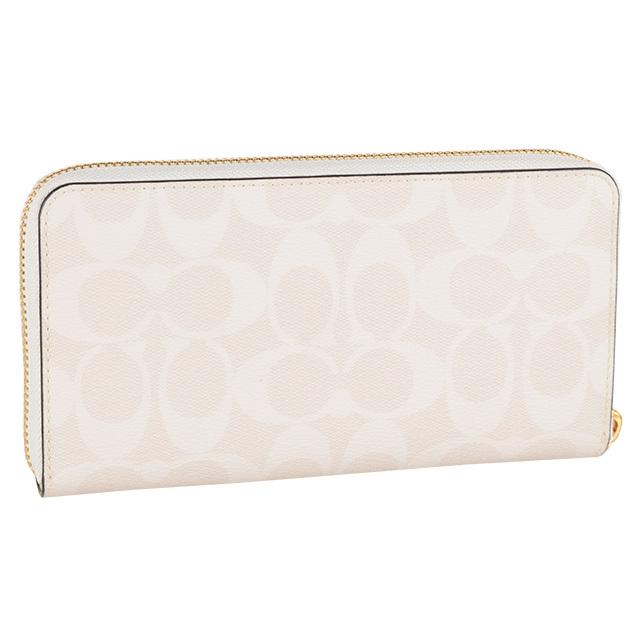 COACH（コーチ） 財布 長財布 ラウンドファスナー シグネチャー