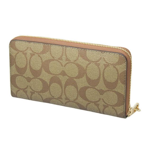 COACH（コーチ） 財布 長財布 ラウンドファスナー 財布 シグネチャー