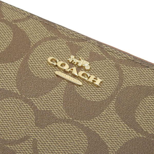 COACH（コーチ） 財布 長財布 ラウンドファスナー 財布 シグネチャー