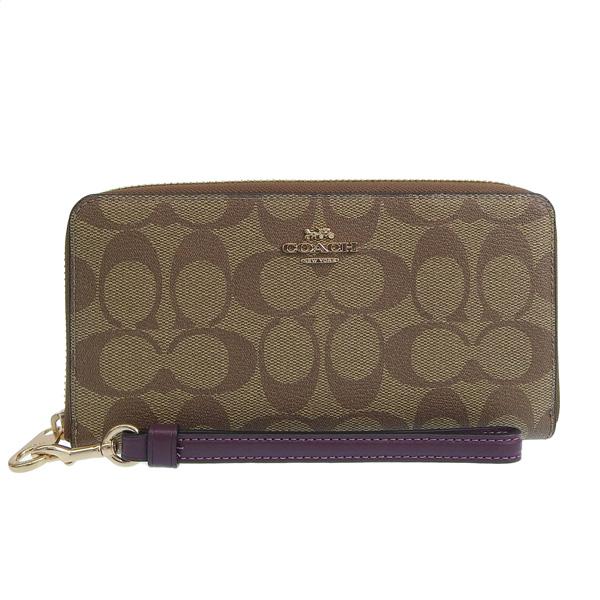 COACH（コーチ） 財布 レディース 長財布 アウトレット シグネチャー