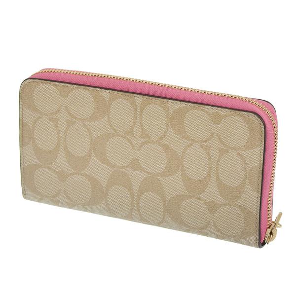 COACH（コーチ） 財布 レディース 長財布 アウトレット ライトカーキ