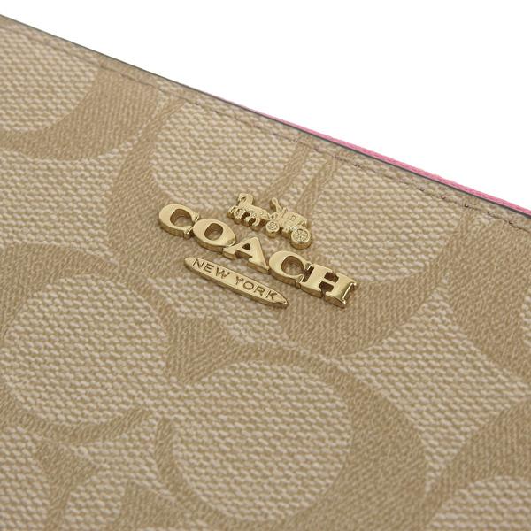 2018年春夏新作★【新品】COACH コーチ★ライトカーキ ピンク 新品】COACH コーチ 長財布 シグネチャー カーキ ピンク｜Yahoo!フリマ