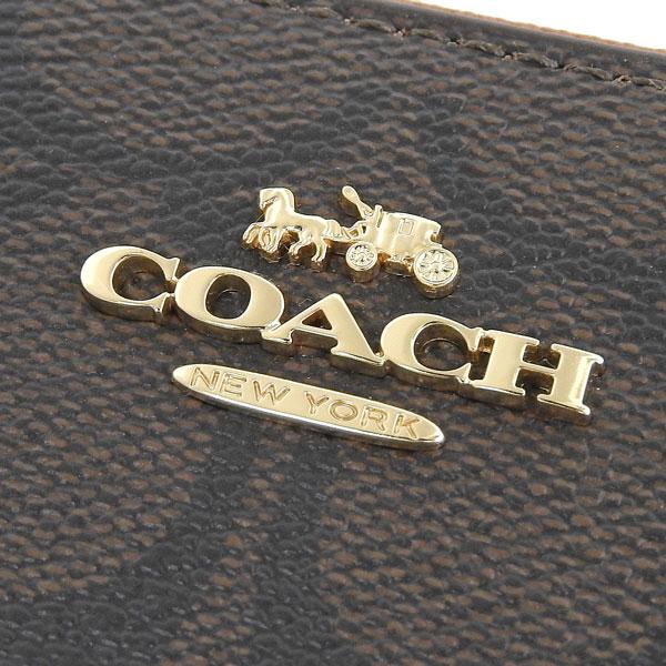 COACH（コーチ） 財布 レディース 長財布 アウトレット ブラウン