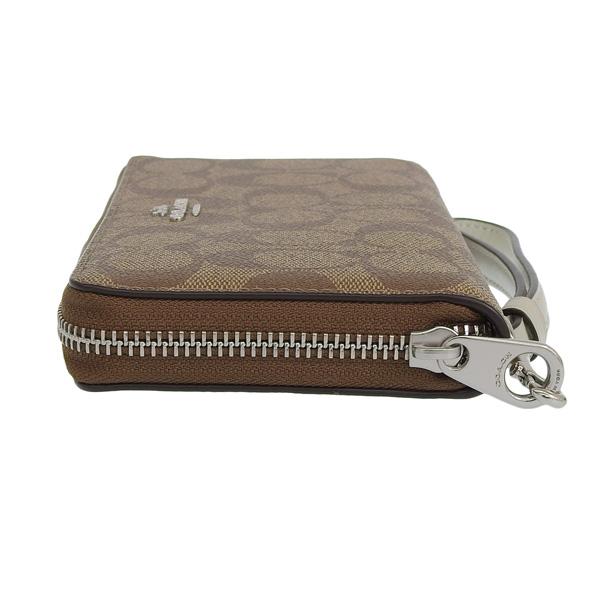 新品 コーチ COACH 長財布 LONG ZIP AROUND WALLET カーキマルチ ロング ジップ アラウンド ウォレット 長財布