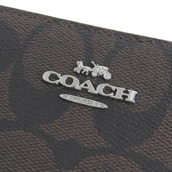 COACH コーチ 長財布 シグネチャー パープル ウォレット COACH（コーチ） 財布 レディース 長財布 アウトレット ブラウン