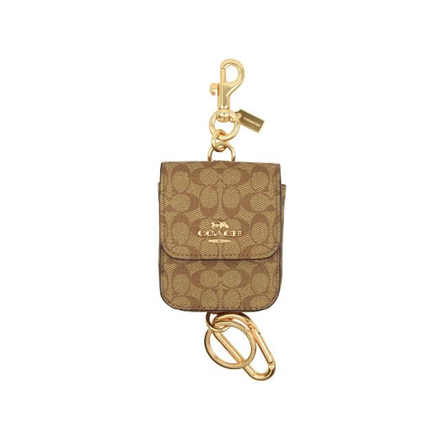 COACH（コーチ） ミニ ポーチ バッグチャーム シグネチャー