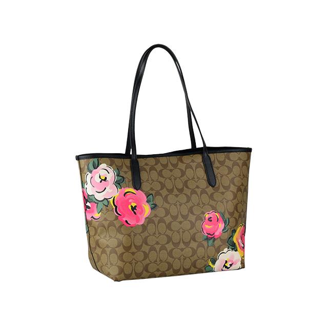 COACH（コーチ） バッグ トートバッグ シグネチャー 花柄 アウトレット