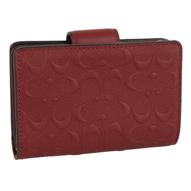 【新品】COACH コーチ 二つ折り財布 C5896　アウトレット エンボス加工 楽天市場】コーチ COACH 財布 二つ折り財布 C5896 IMBLK