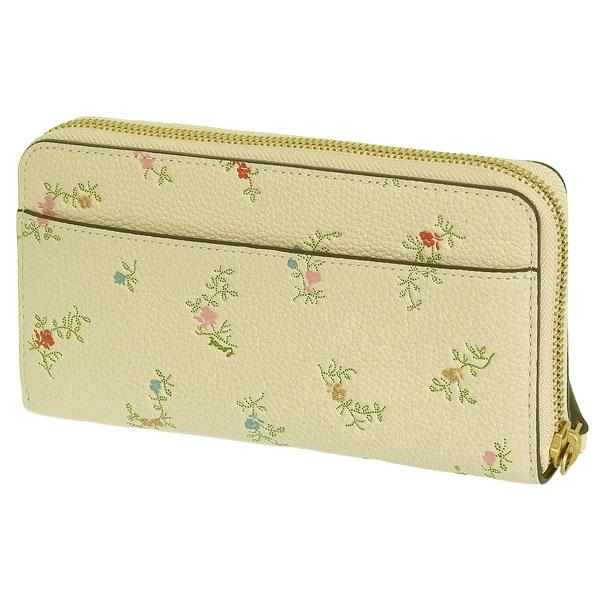 ★新品　COACH フローラルプリント アコーディオン ジップウォレット カーキ 公式】COACH – コーチ | アコーディオン ジップ ウォレット