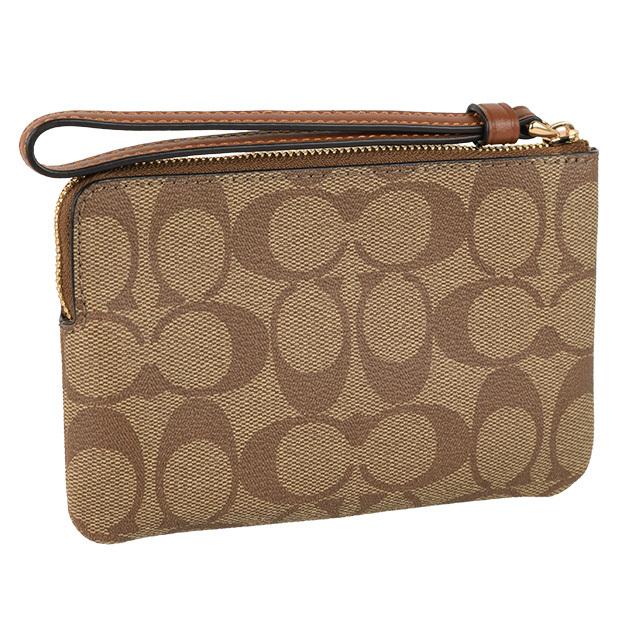 COACH（コーチ） ポーチ リストレット シグネチャー アウトレット