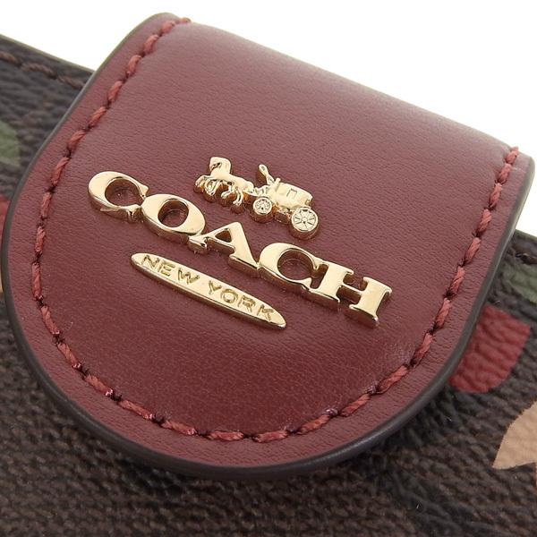 COACH（コーチ） 財布 折財布 二つ折り 財布 ブラウンマルチ