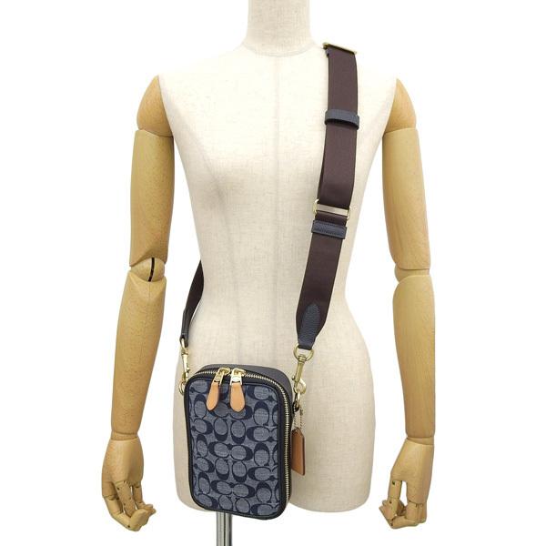 コーチ COACH ショルダーバッグ
 シグネチャー 2way ハンドバッグ F13707 シルバー COACH（コーチ） バッグ ショルダーバッグ バッグ デニムブルー