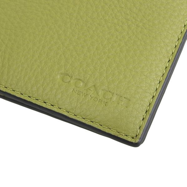 COACH（コーチ） 財布 二つ折り メンズ アウトレット 折財布 クリップ