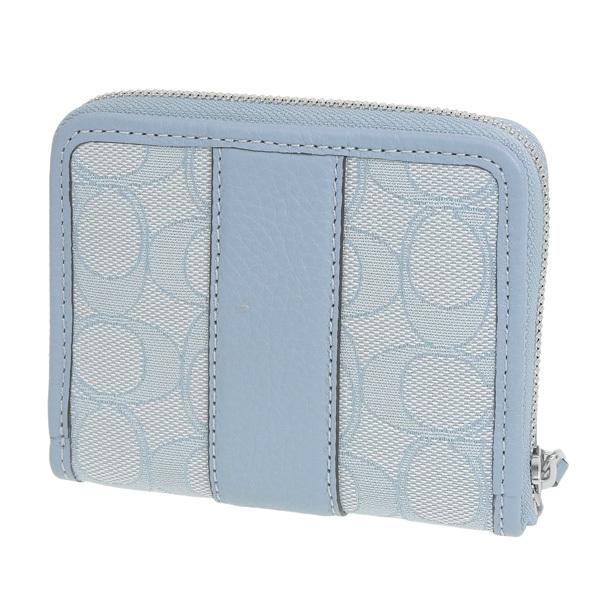 COACH（コーチ） COACH SIGNATURE JACQUARD LONNIE ZIP WALLET 財布 折