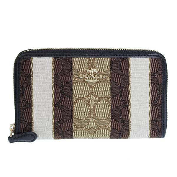 COACH（コーチ） 財布 レディース 長財布 アウトレット ラウンド 