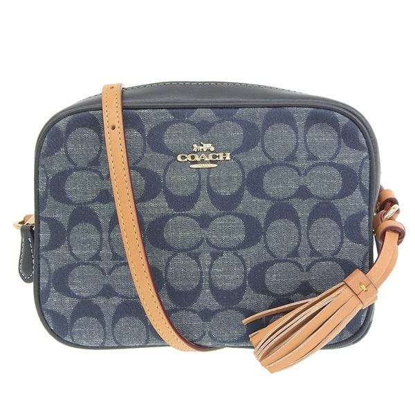 COACH（コーチ） COACH DENIM SIGNATURE CHAMBRAY MINI CAMERA BAG