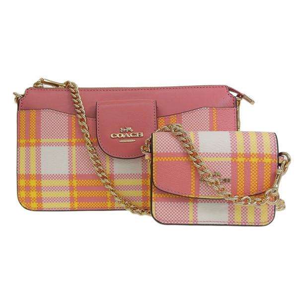 ✨美品✨コーチ COACH POPPY マルチカラー 2wayショルダーバッグ✧ COACH（コーチ） COACH GARDEN PLAID POPPY XBODY バッグ ショルダー