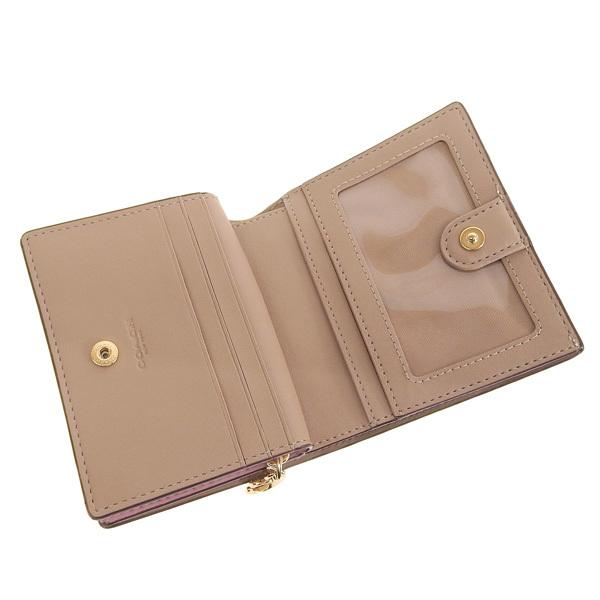 COACH（コーチ） 財布 折財布 二つ折り 財布 ホワイトマルチ