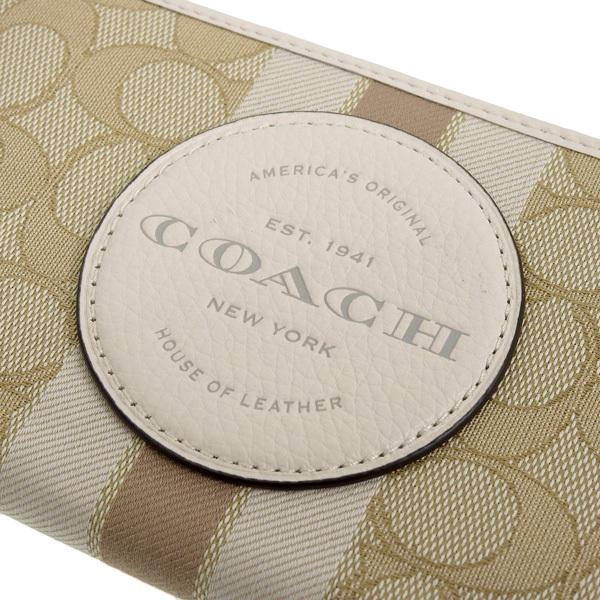COACH（コーチ） 長財布 財布 ライトカーキ チョーク レディース c9073