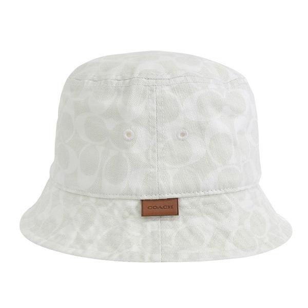 COACH（コーチ） 帽子 ハット 小物 コットン チョーク ライトグリーン