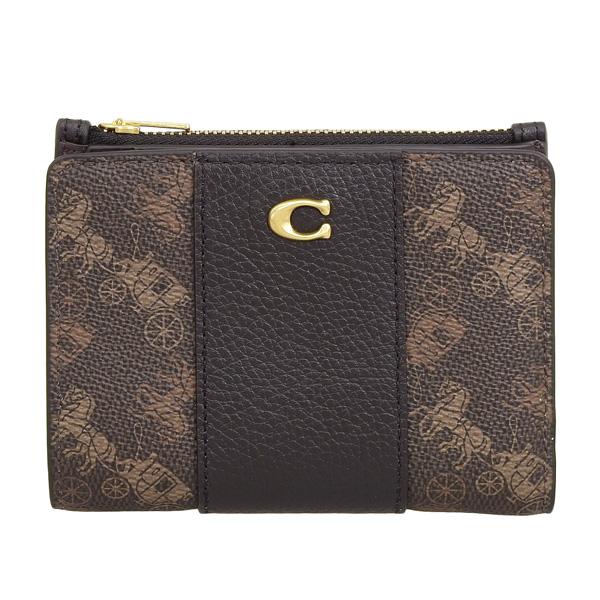 COACH（コーチ） 財布 レディース 二つ折り財布 アウトレット ブラック