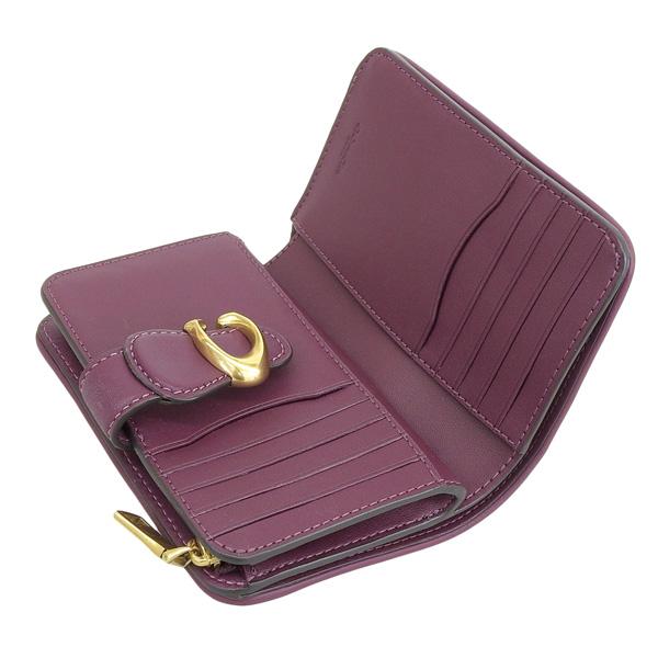 COACH（コーチ） 財布 レディース 二つ折り財布 アウトレット レザー