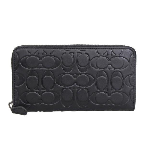 COACH（コーチ） 財布 メンズ ラウンドファスナー 長財布 アウトレット