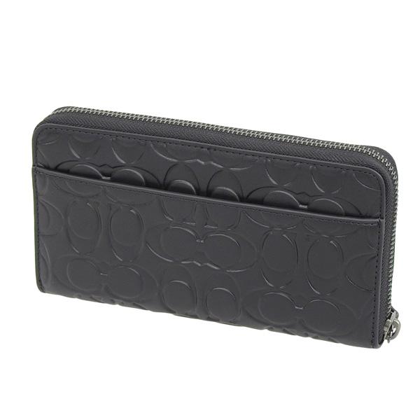 COACH（コーチ） 財布 メンズ ラウンドファスナー 長財布 アウトレット