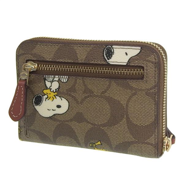 新品・未使用COACH スヌーピー 二つ折り財布 CE704 COACH（コーチ） 財布 二つ折り レディース アウトレット 折財布