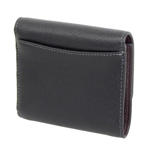 【新品】COACH ブラック 三つ折り財布 楽天市場】ギフトラッピング無料 コーチ 三つ折り財布