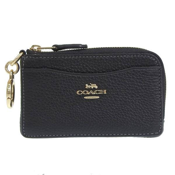 新品　COACH　小銭入れ　カード入れ　ブラック ブラック 【公式】COACH – コーチ コインケース/小銭入れ レディース