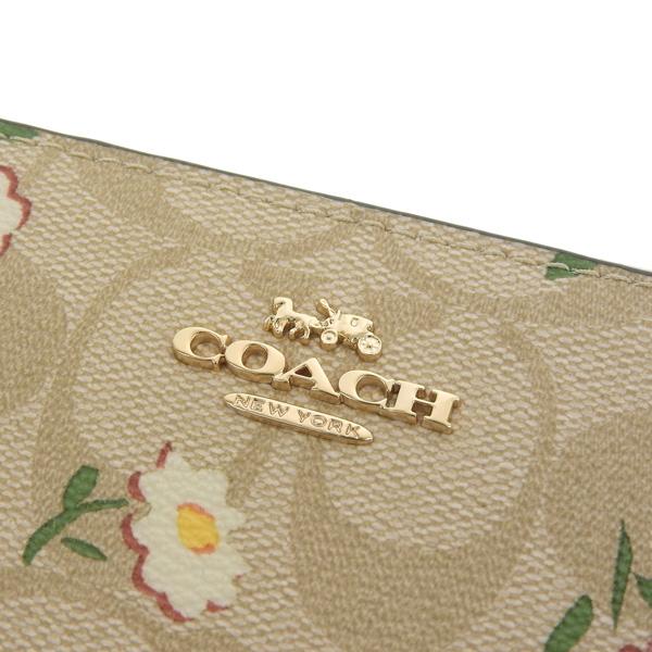 COACH（コーチ） 財布 レディース 長財布 アウトレット ベージュマルチ